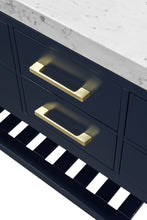 Load image into Gallery viewer, Elizabeth Double Sink Marble Bath Vanity