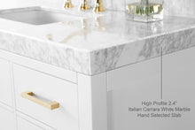 Load image into Gallery viewer, Elizabeth Double Sink Marble Bath Vanity