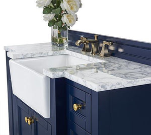ADELINE Single Sink Marble Bath Vanity