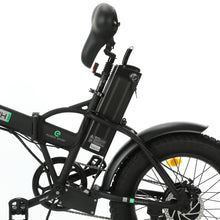 Load image into Gallery viewer, 48V Matt Black 20&quot; Fat Tire Portable and Folding Electric Bike