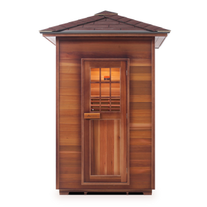 MoonLight 2 Person Red Cedar Outdoor Sauna