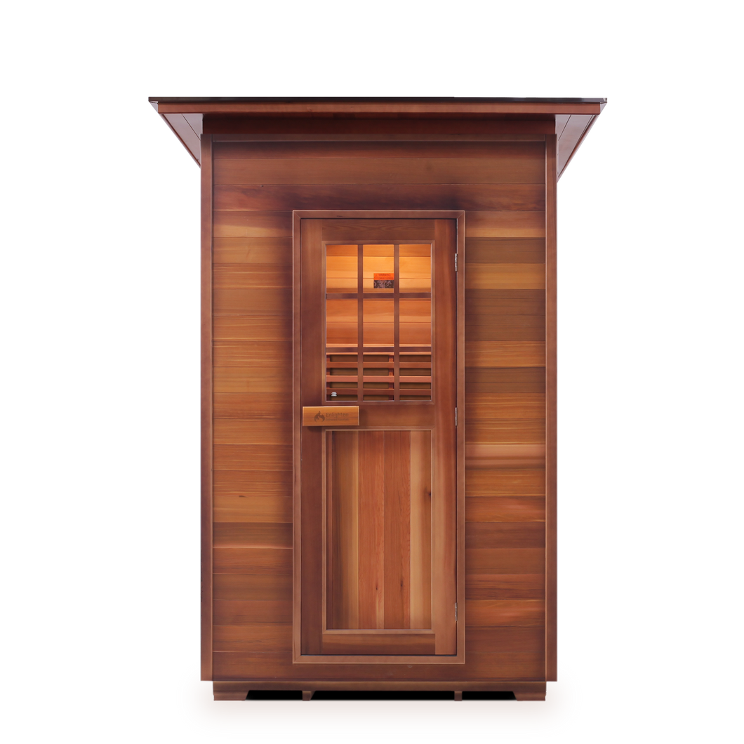 MoonLight 2 Person Red Cedar Outdoor Sauna