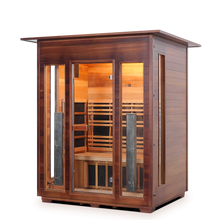 Load image into Gallery viewer, Rustic 3 Person Indoor Infrared Sauna