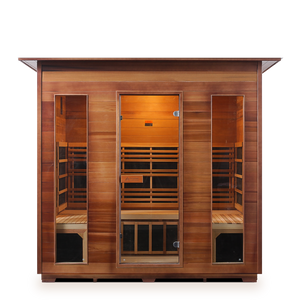Rustic 5 Person Indoor Infrared Sauna