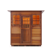Load image into Gallery viewer, Sapphire 4 Person Indoor Hybrid Infrared + Traditional Sauna