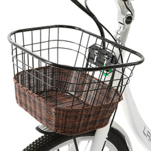 Load image into Gallery viewer, The LARK White Electric City Bike for Women