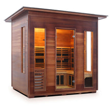 Load image into Gallery viewer, Rustic 5 Person Outdoor Infrared Sauna