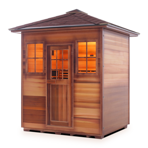 Sierra 4 Person Full Spectrum Infrared Outdoor Sauna