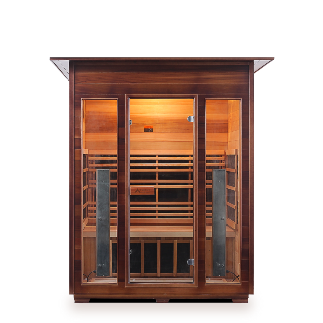Diamond Indoor 3 Person Hybrid Infrared + Electric Sauna