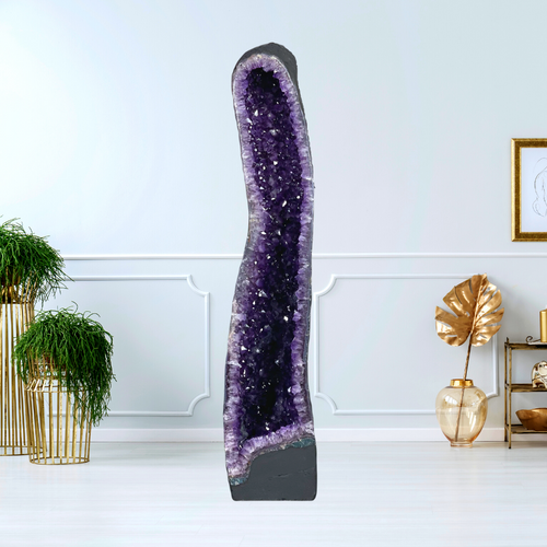 Luxury Amethyst Crystal Gem Geode (Over 4 Feet Tall)