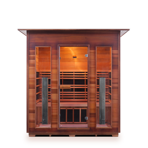 Diamond Indoor 4 Person Hybrid Infrared + Electric Sauna