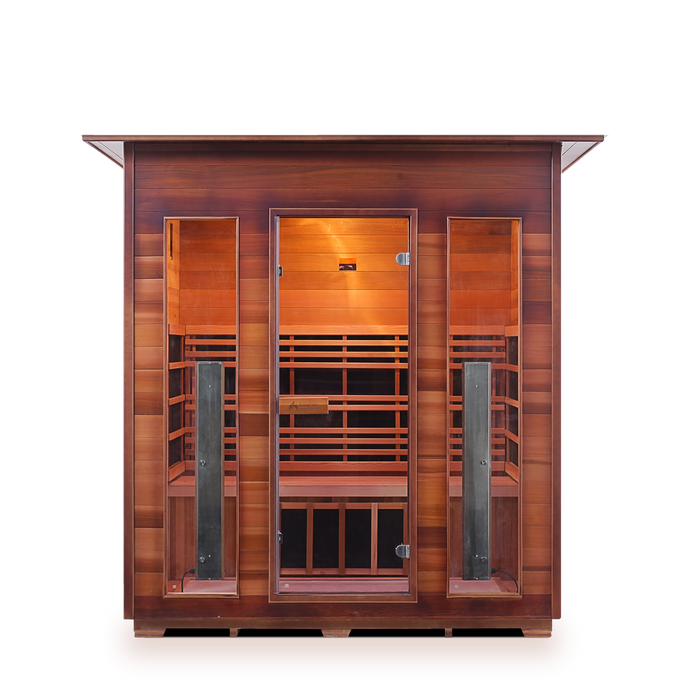 SunRise Indoor 4 Person Traditional Dry Electric Sauna