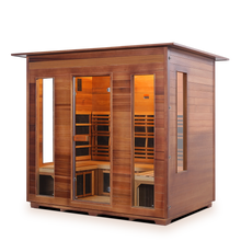 Load image into Gallery viewer, Diamond 5 Person Indoor Hybrid Infrared + Electric Sauna