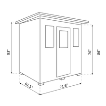 Load image into Gallery viewer, Sierra 4 Person Full Spectrum Infrared Outdoor Sauna