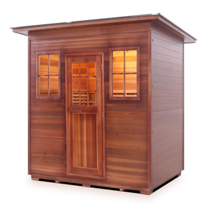 MoonLight 5 Person Outdoor Red Cedar Sauna