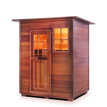 Load image into Gallery viewer, Sapphire 3 Person Indoor Hybrid Infrared + Traditional Sauna
