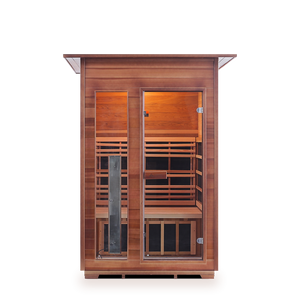 Rustic 2 Person Indoor Infrared Sauna