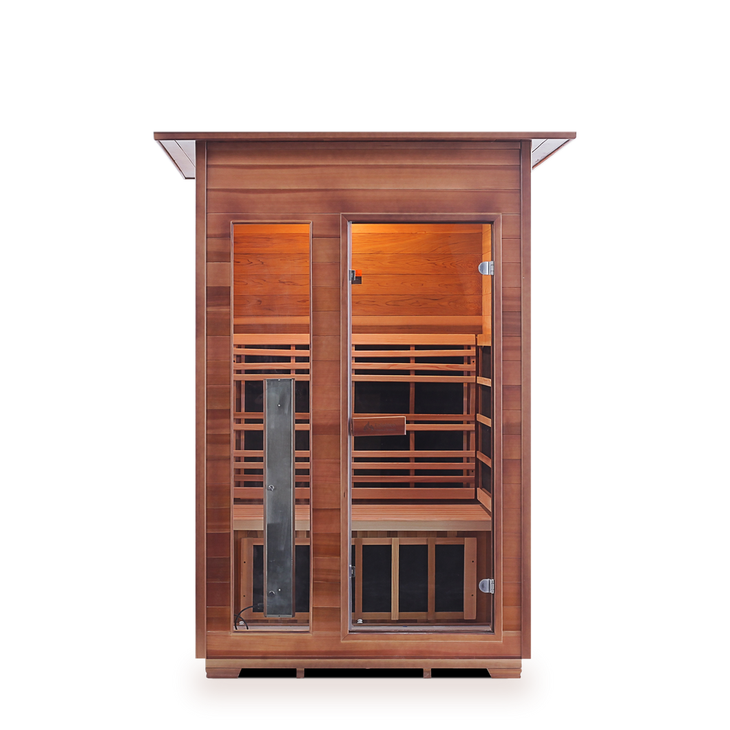 Rustic 2 Person Indoor Infrared Sauna