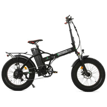 Load image into Gallery viewer, 48V Black-Red 20&quot; Fat Tire Portable and Folding Electric Bike with color LCD Screen