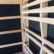 Load image into Gallery viewer, Diamond 4 Person Corner Indoor Hybrid Infrared + Electric Sauna