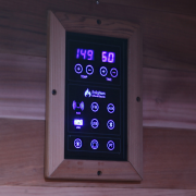 Sapphire 3 Person Indoor Hybrid Infrared + Traditional Sauna