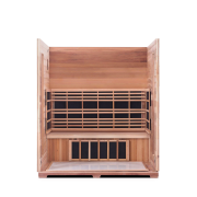 Load image into Gallery viewer, Rustic 4 Person Indoor Infrared Sauna