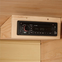 Load image into Gallery viewer, &quot;Chaumont Edition&quot; 3 Person Corner Zero EMF FAR Infrared Sauna-Canadian Red Cedar