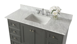 Audrey Single Sink Marble Bath Vanity