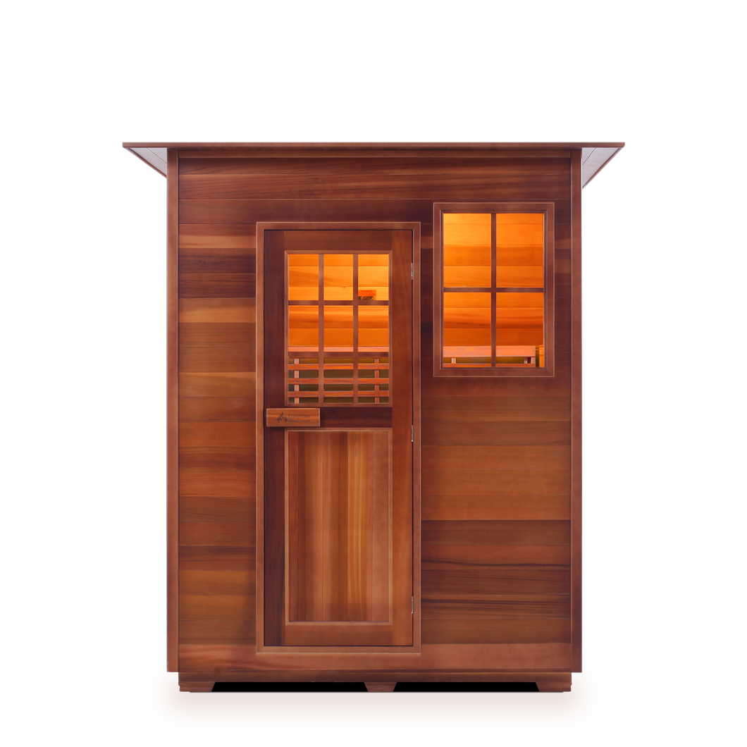 MoonLight 3 Person Indoor Red Cedar Sauna