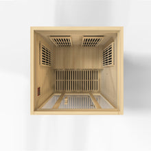 Load image into Gallery viewer, &quot;Seattle&quot; Canadian Hemlock 2 person Low EMF FAR Infrared Sauna