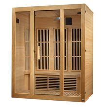 Load image into Gallery viewer, &quot;Bellevue Edition&quot; 3 Person Low EMF FAR Infrared Canadian Hemlock Sauna