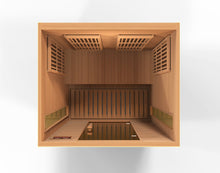 Load image into Gallery viewer, &quot;Cholet Edition&quot; 2 Person Zero EMF FAR Infrared Sauna - Canadian Red Cedar