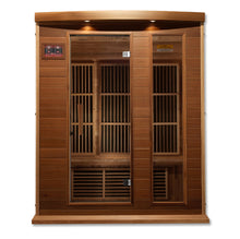 Load image into Gallery viewer, 3 Person Canadian Red Cedar Low EMF FAR Infrared Sauna