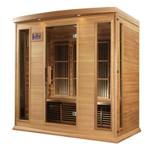 Load image into Gallery viewer, &quot;Montilemar Edition&quot; 4 Person Zero EMF FAR Infrared Sauna - Canadian Red Cedar