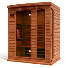 Load image into Gallery viewer, *New Model* 3 Person Full Spectrum Infrared Canadian Red Cedar Sauna