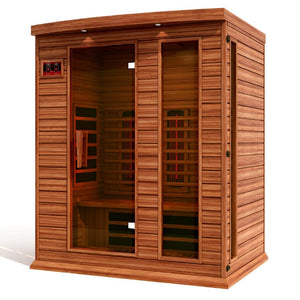 *New Model* 3 Person Full Spectrum Infrared Canadian Red Cedar Sauna