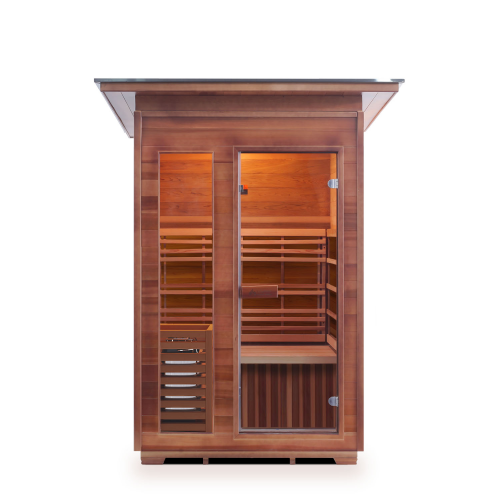SunRise Indoor 2 Person Traditional Dry Electric Sauna