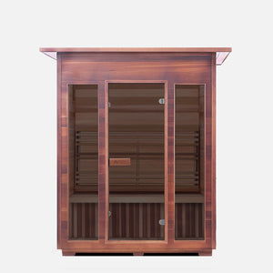 SunRise Indoor 3 Person Traditional Dry Electric Sauna