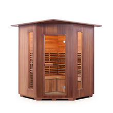 Load image into Gallery viewer, SunRise 4 Person Corner Indoor Traditional Electric Sauna