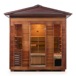 SunRise 5 Person Outdoor Traditional Dry Electric Sauna