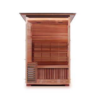 MoonLight 2 Person Red Cedar Outdoor Sauna