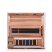 Load image into Gallery viewer, Sapphire 4 Person Indoor Hybrid Infrared + Traditional Sauna