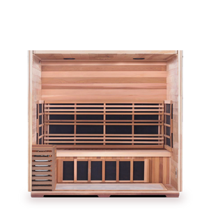 Sapphire 4 Person Indoor Hybrid Infrared + Traditional Sauna