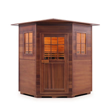 Load image into Gallery viewer, Sierra 4 Person Corner Indoor Full Spectrum Infrared Sauna