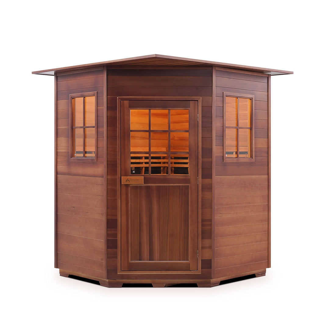 Sierra 4 Person Corner Indoor Full Spectrum Infrared Sauna