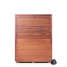 Load image into Gallery viewer, Rustic 4 Person Corner Indoor Infrared Sauna