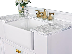 ADELINE Single Sink Marble Bath Vanity