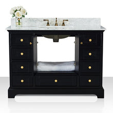 Load image into Gallery viewer, Audrey Single Sink Marble Bath Vanity
