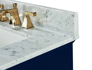 Audrey Double Sink Marble Bath Vanity