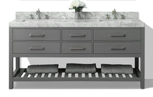 Load image into Gallery viewer, Elizabeth Double Sink Marble Bath Vanity